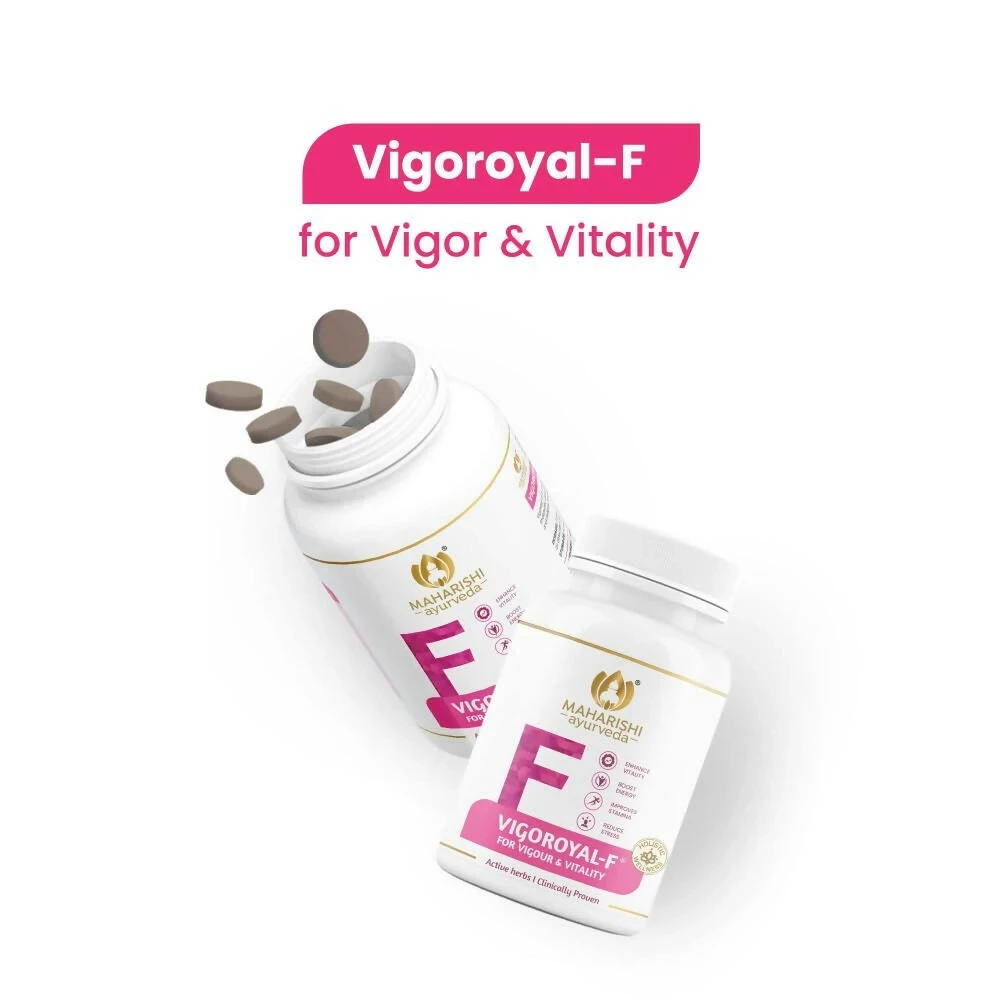 Maharishi Ayurveda Vigoroyal-F Tablets for Women, 60 Tablets-3.webp